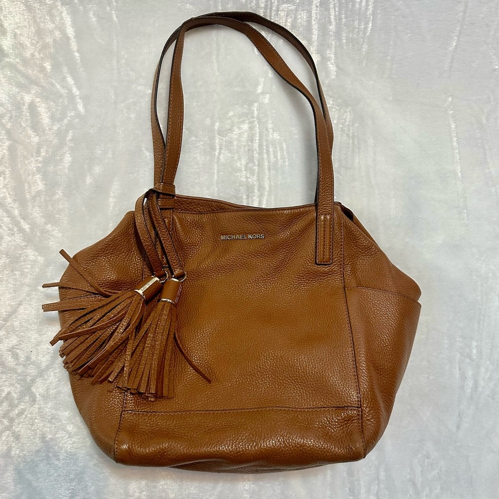 Michael Kors Acorn Large Slouchy Ashbury Leather Tote